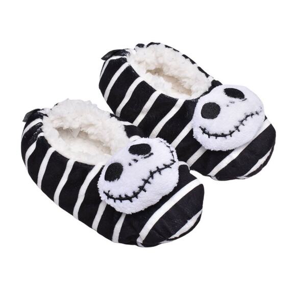 Snuggle Toes Nightmare Before Christmas Jack Skellington Slipper Socks, S/M, NWT - Picture 1 of 5